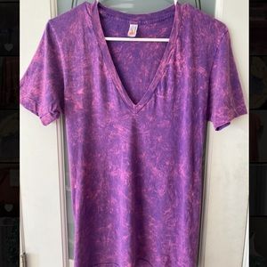 The Summer Shirt by American Apparel, Size: S, Color: Purple Acid Wash